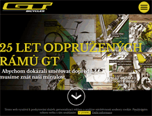 Tablet Screenshot of gtbicycles.cz